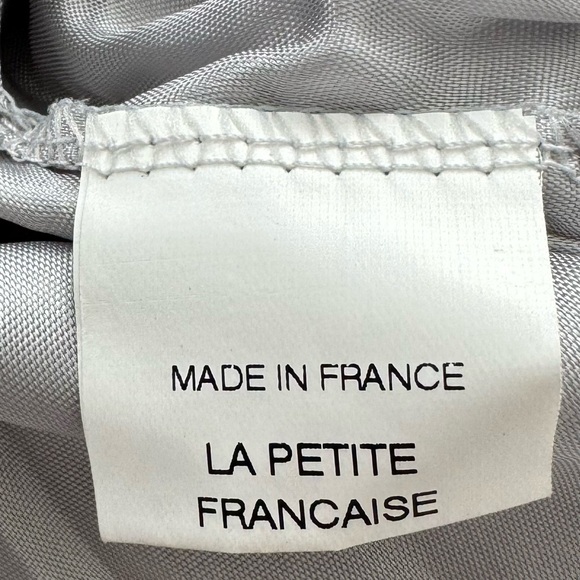 La Petite Francaise Jupe Lori light grey lace lined skirt size 42 Made in France - Picture 3 of 14